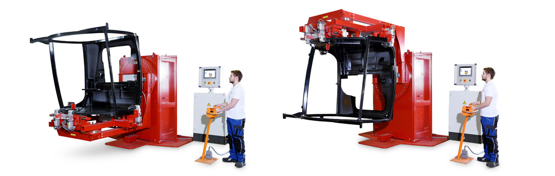 Der Schweißmanipulator vom Hersteller Leiritz Maschinenbau ermöglicht die nachhaltige Steigerung von Produktivität und Qualität im Produktionsablauf.